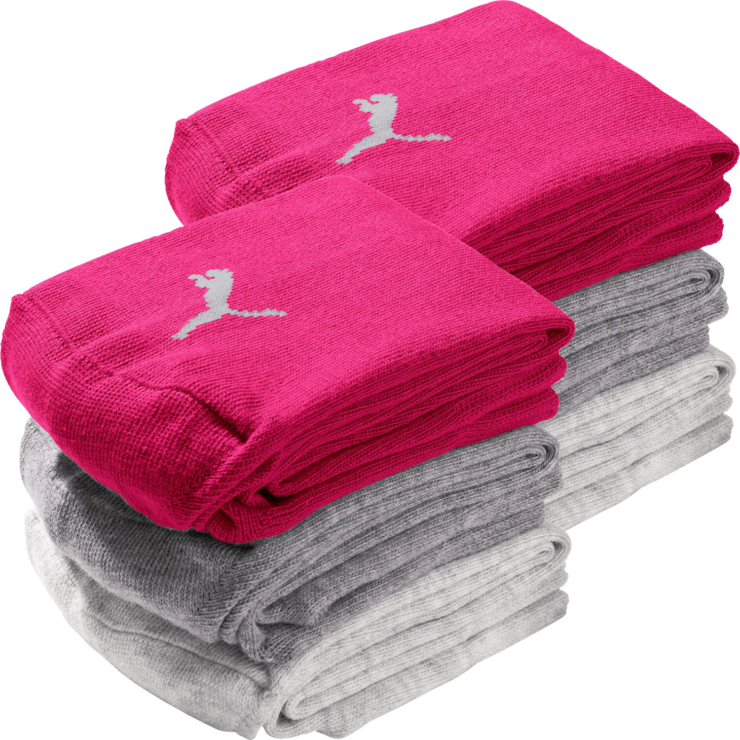 

Носки Puma Socks Sneaker 6 шт, цвет grau/pink