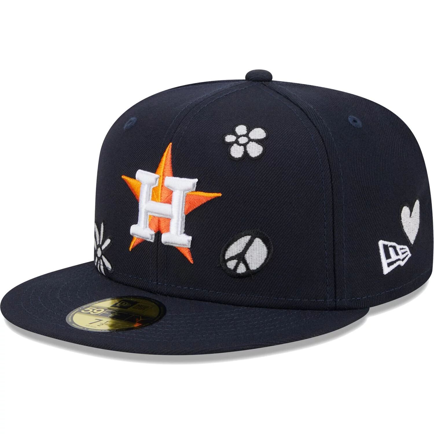 

Мужская приталенная шляпа New Era Navy Houston Astros Sunlight Pop 59FIFTY