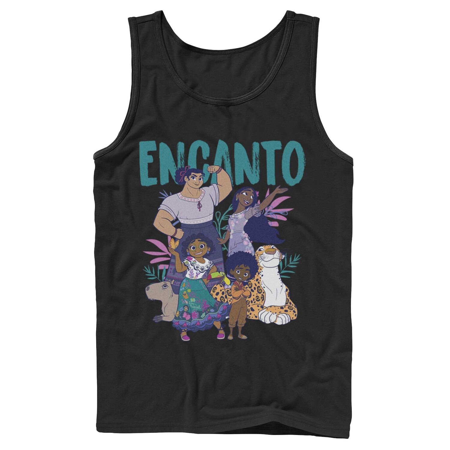 

Мужская майка с логотипом Disney Encanto Group Portrait Licensed Character
