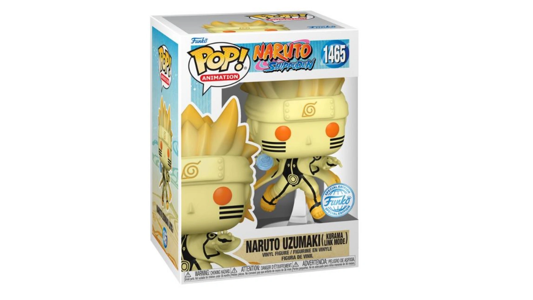 

Funko - Pop! Наруто Наруто Узумаки (режим связи Курамы) Винил