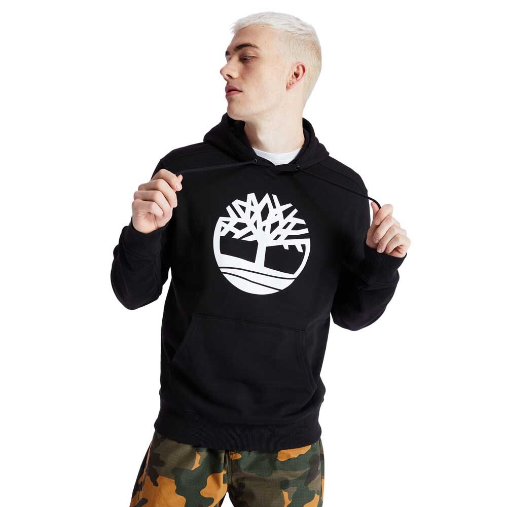 

Худи Timberland Core Tree Logo Brushback, черный