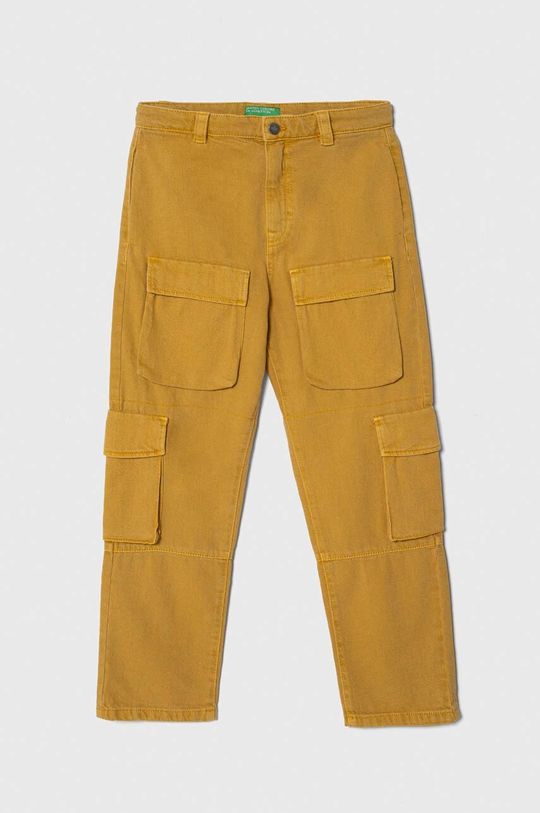 Детские джинсы United Colors of Benetton, желтый