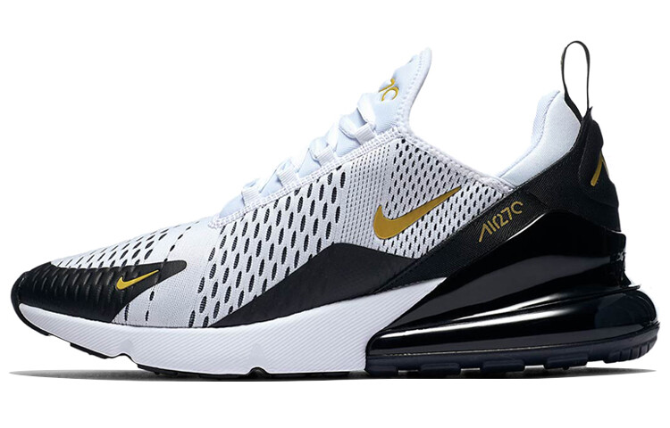 

Air Max 270 Белый металлик Золото Черный
