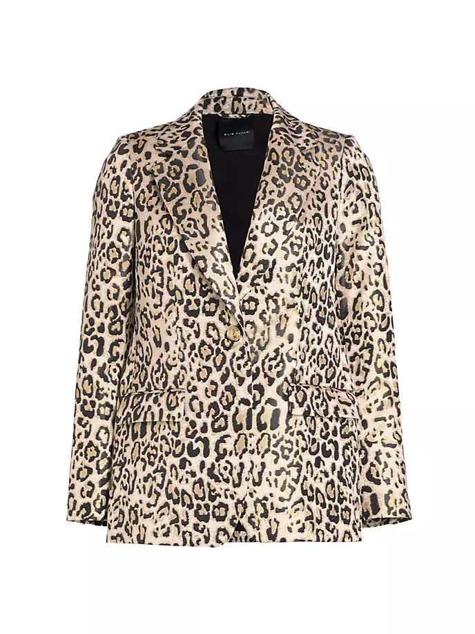 

Блейзер Marcie с леопардовым принтом Elie Tahari, цвет gold lustre leopard