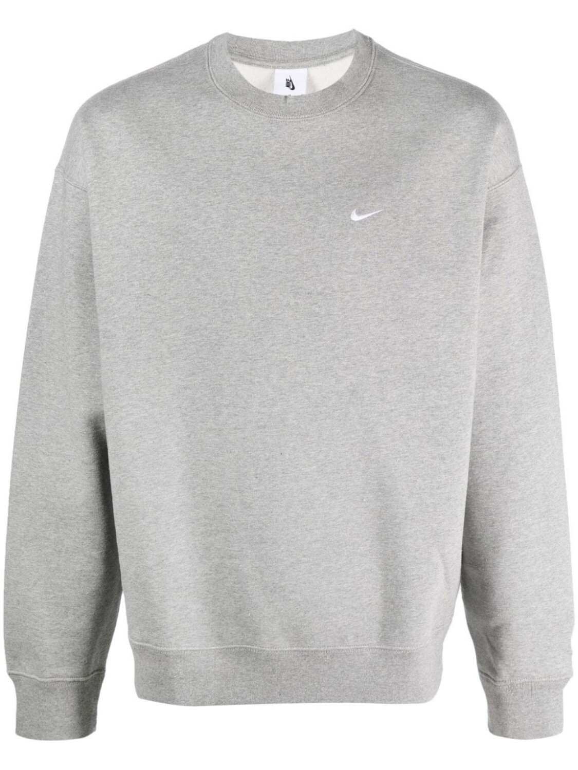 

Nike толстовка Solo Swoosh с круглым вырезом, серый