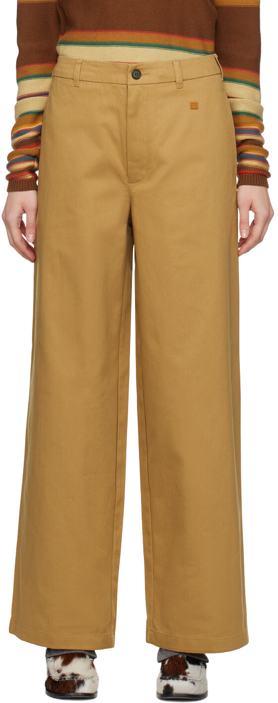 

Коричневые широкие брюки Acne Studios