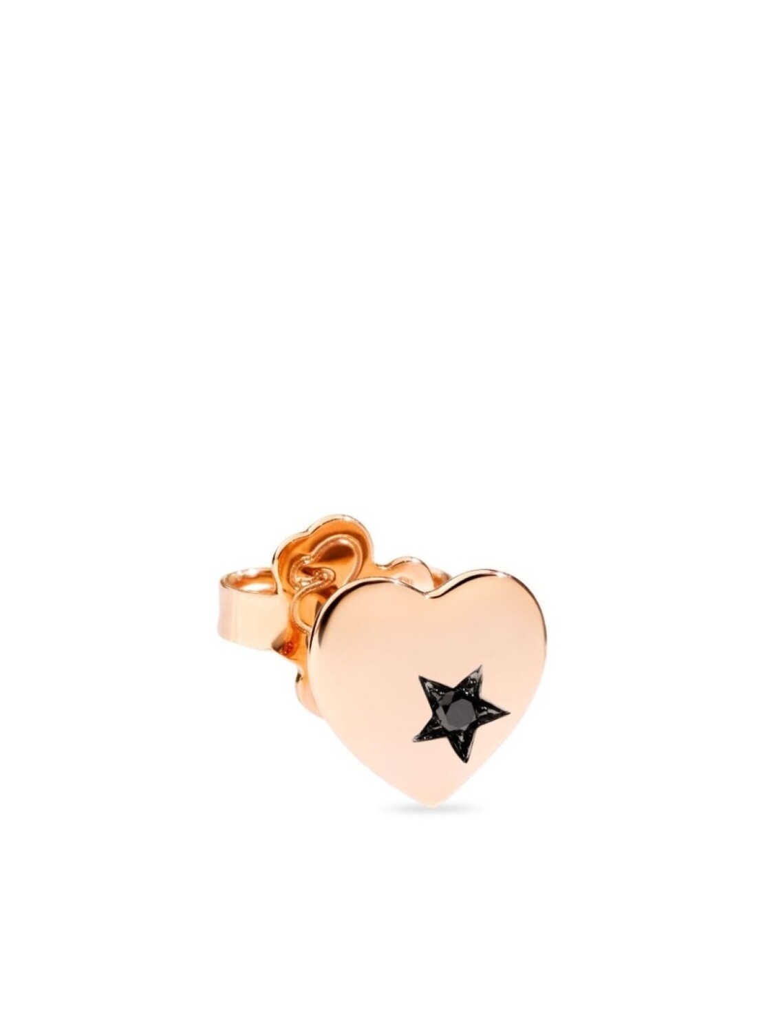 

Серьга-гвоздик Heart из розового золота с бриллиантами Dodo, розовый