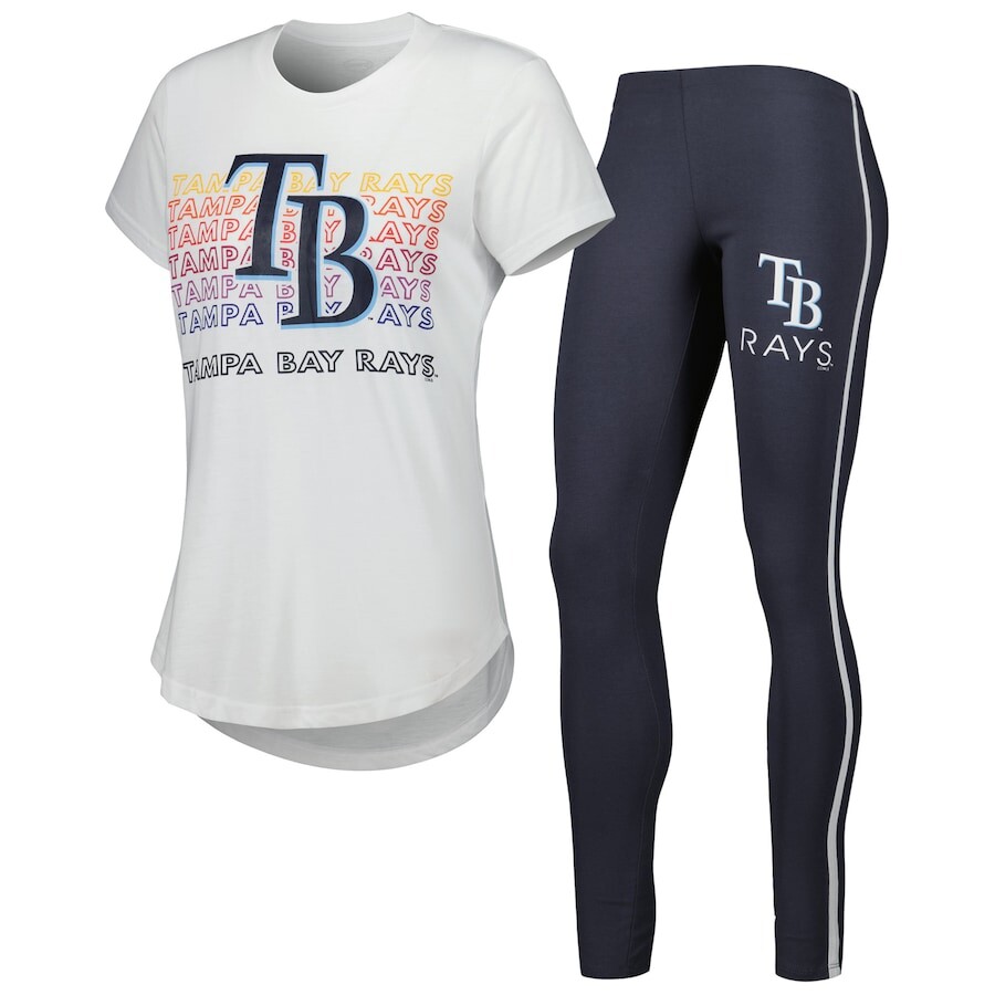 

Пижамный комплект Concepts Sport Tampa Bay Rays, белый