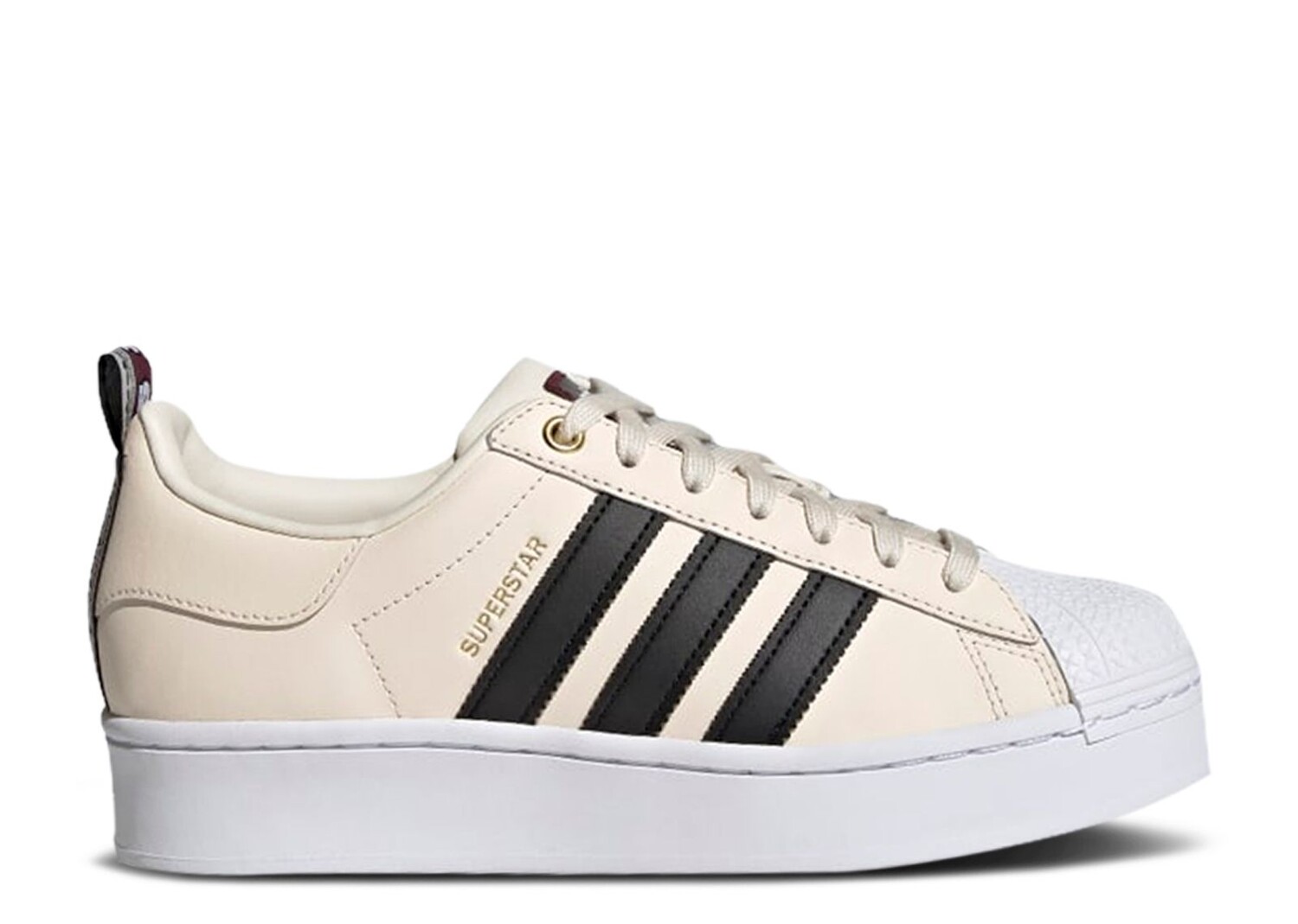 Кроссовки adidas Wmns Superstar Bold 'Wonder White', кремовый кроссовки adidas superstar concha wonder white кремовый