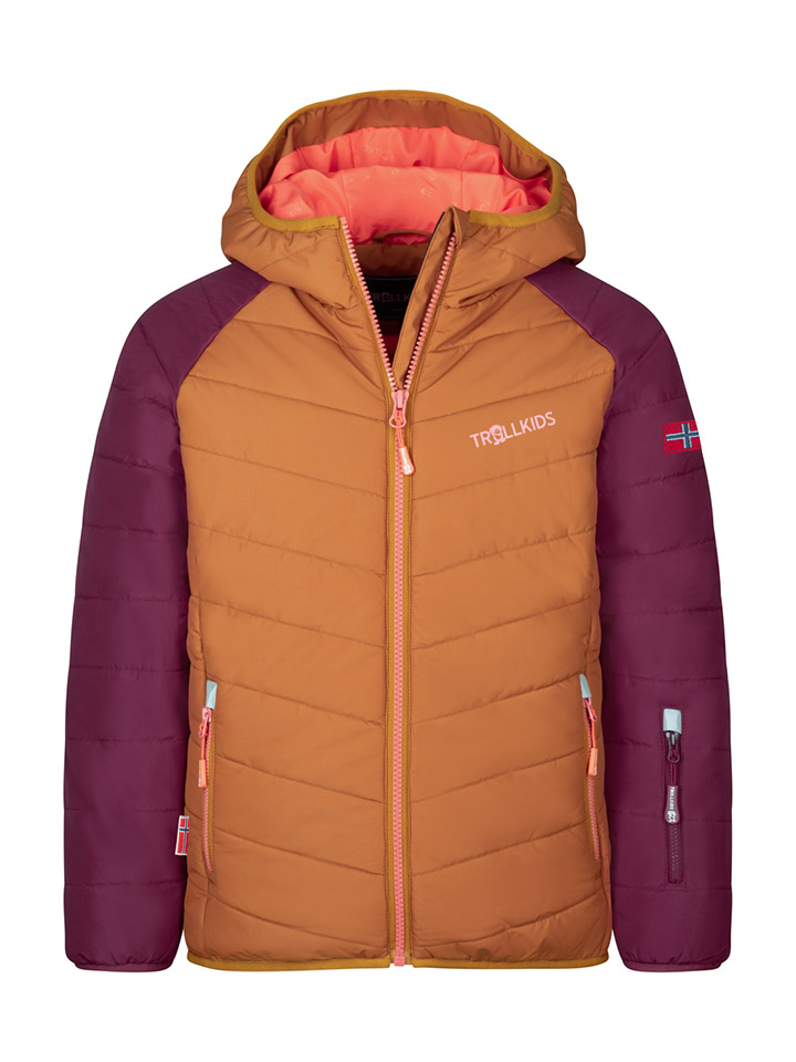 Лыжная куртка Trollkids Myrkdalen, красочный