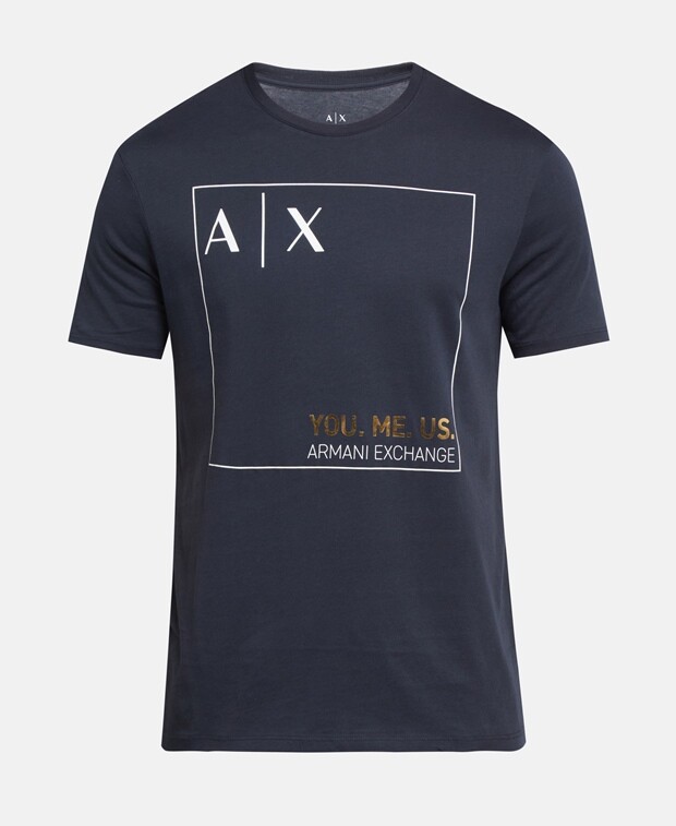 

Футболка Armani Exchange, темно-синий