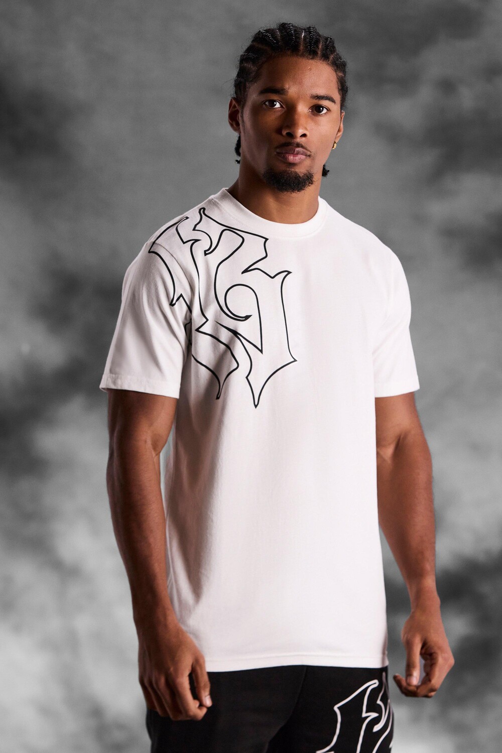 

Футболка arrdee gothic 13 Boohoo, белый