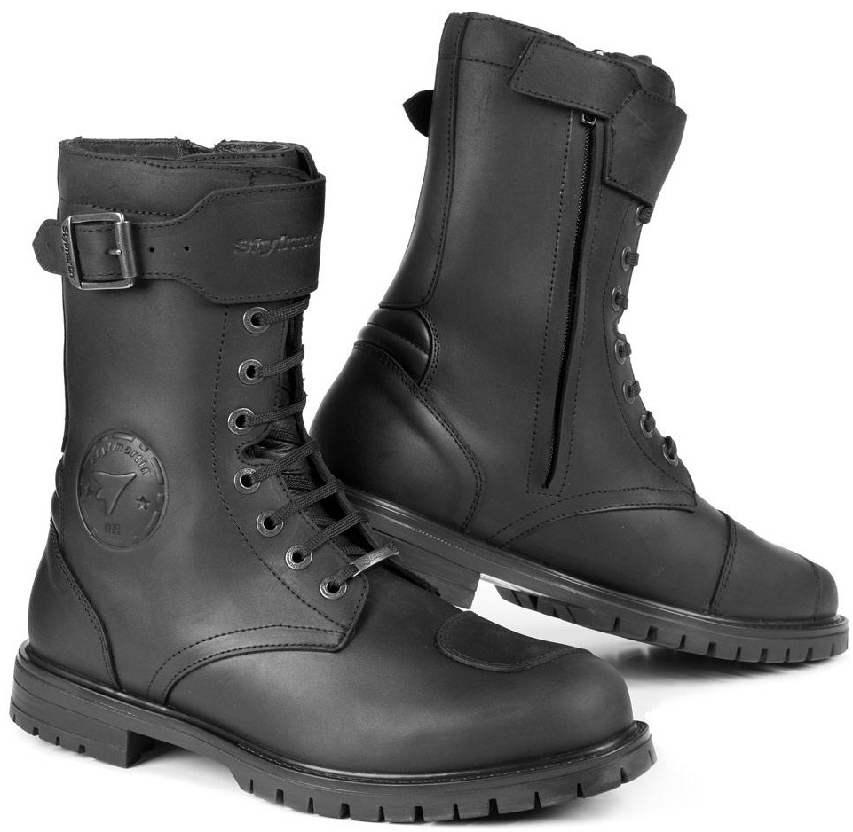 Водонепроницаемые мотоциклетные ботинки Rocket Stylmartin, черный sfb легкие мужские рабочие ботинки боевые ботинки военные ботинки ботинки со шнуровкой сетчатые мотоциклетные ботинки водонепроницаемая