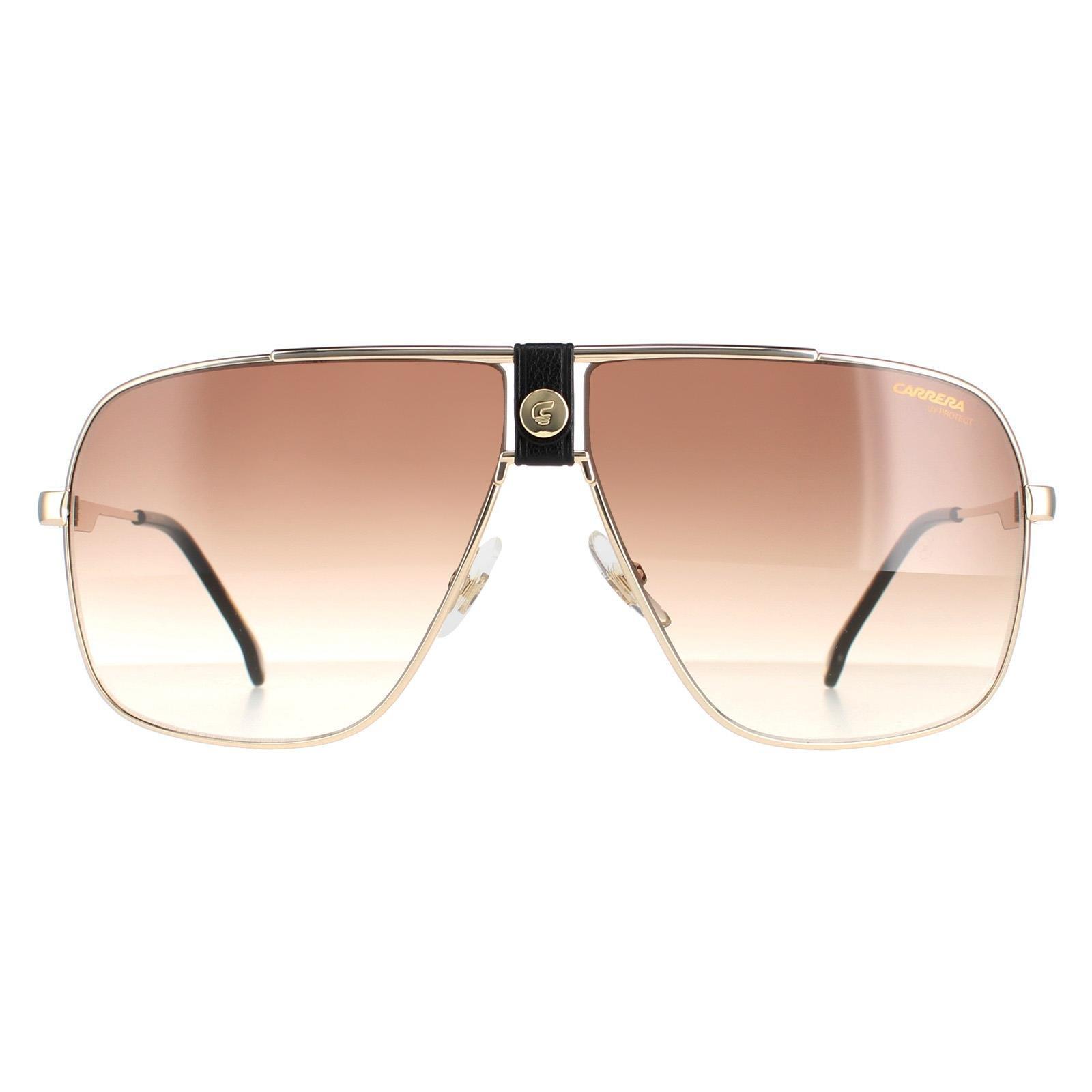 Золотисто-коричневые солнцезащитные очки-авиаторы с градиентом Carrera, золото цена и фото