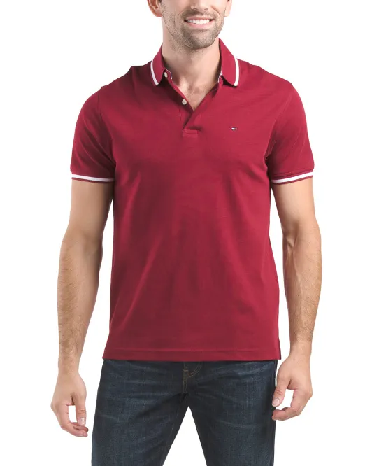 

Поло с короткими рукавами Richard Tommy Hilfiger, цвет Rouge