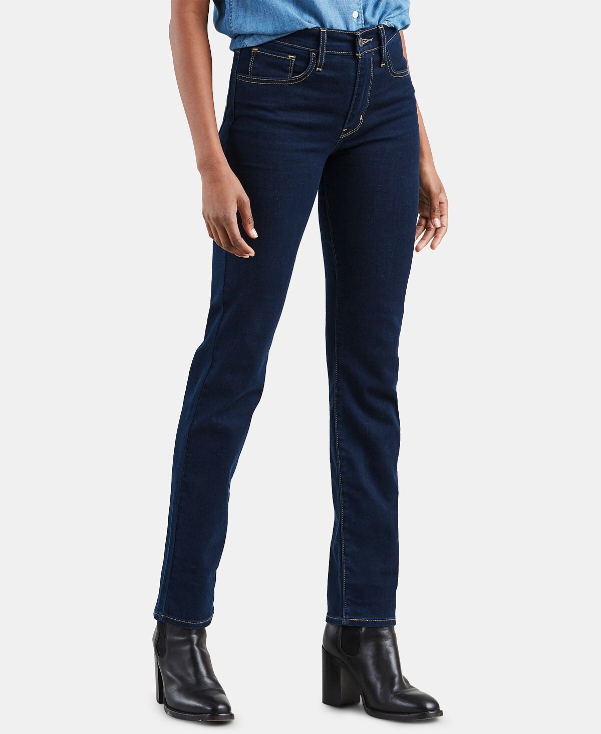 

Женские прямые джинсы 724 короткой длины Levi's