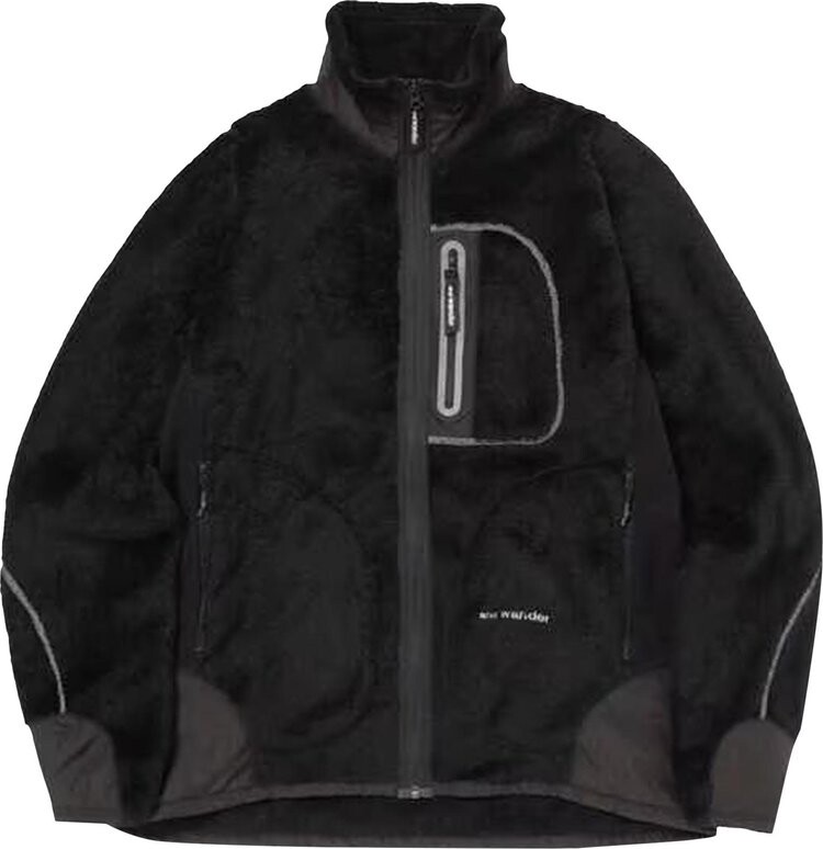 Куртка And Wander High Loft Fleece 'Black', черный