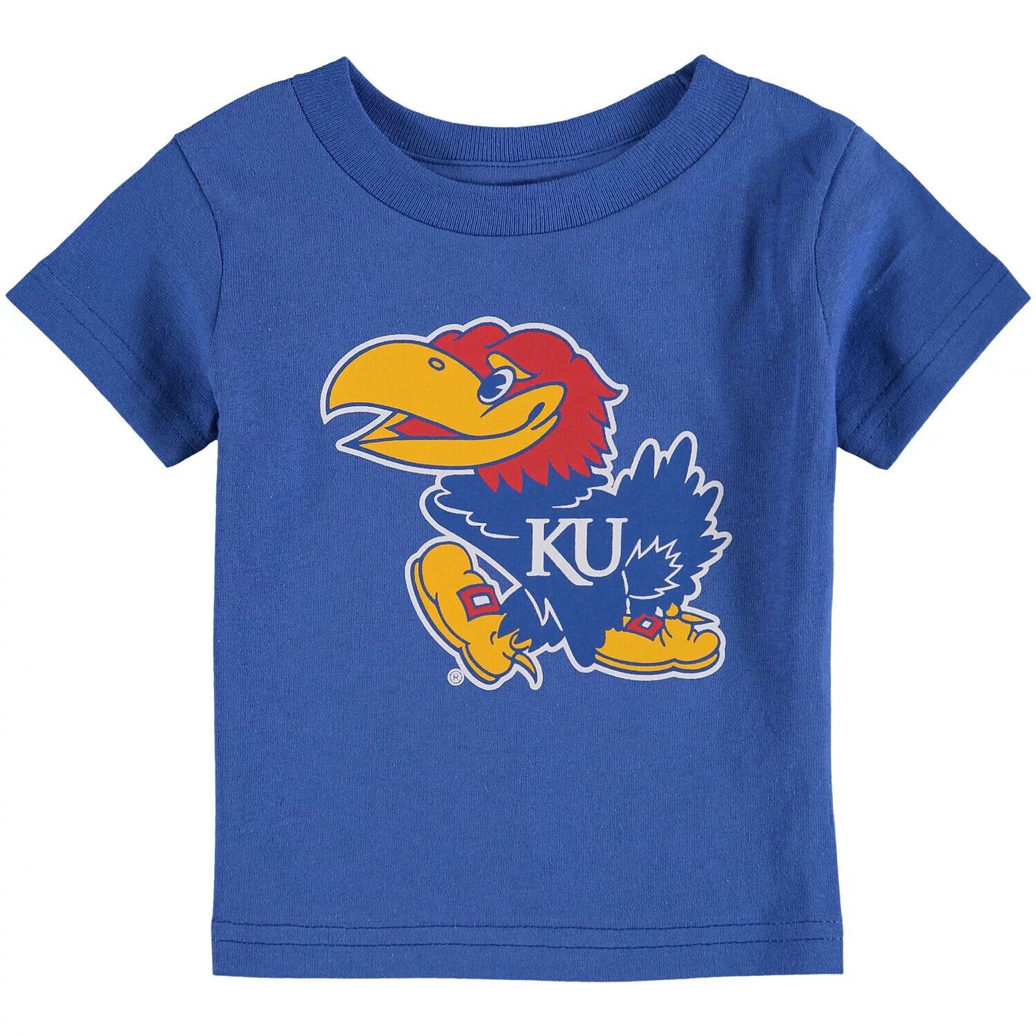 

Футболка с большим логотипом Infant Royal Kansas Jayhawks Unbranded