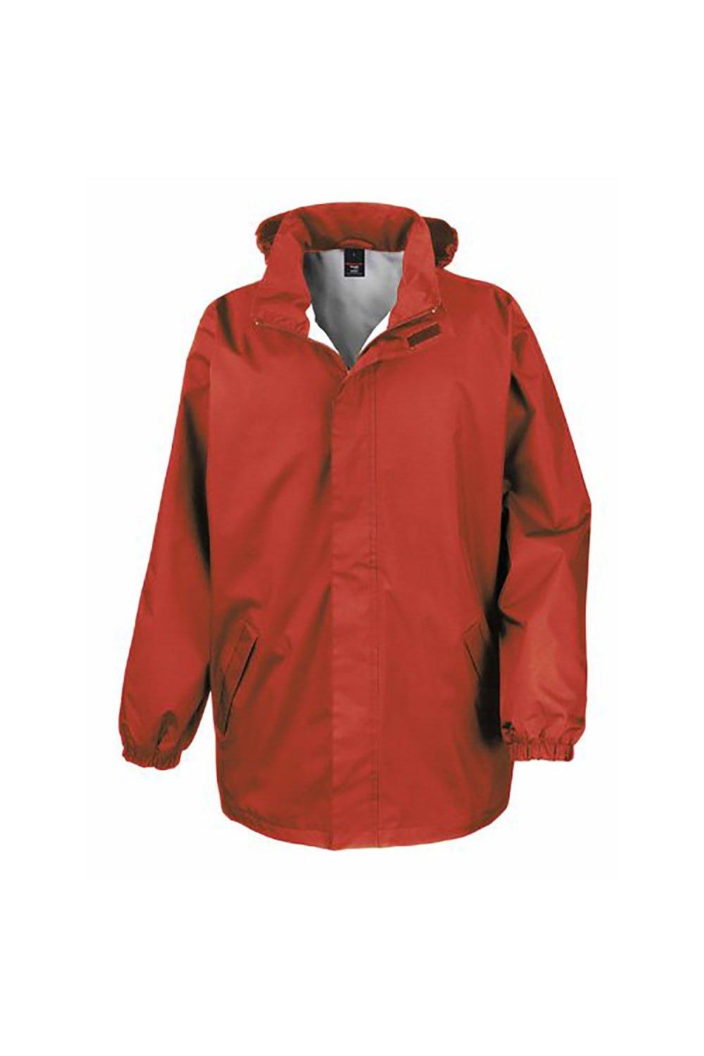 Водонепроницаемая ветрозащитная куртка средней плотности Core Result, красный ветровка nike средней длины силуэт полуприлегающий ветрозащитная водонепроницаемая размер l белый