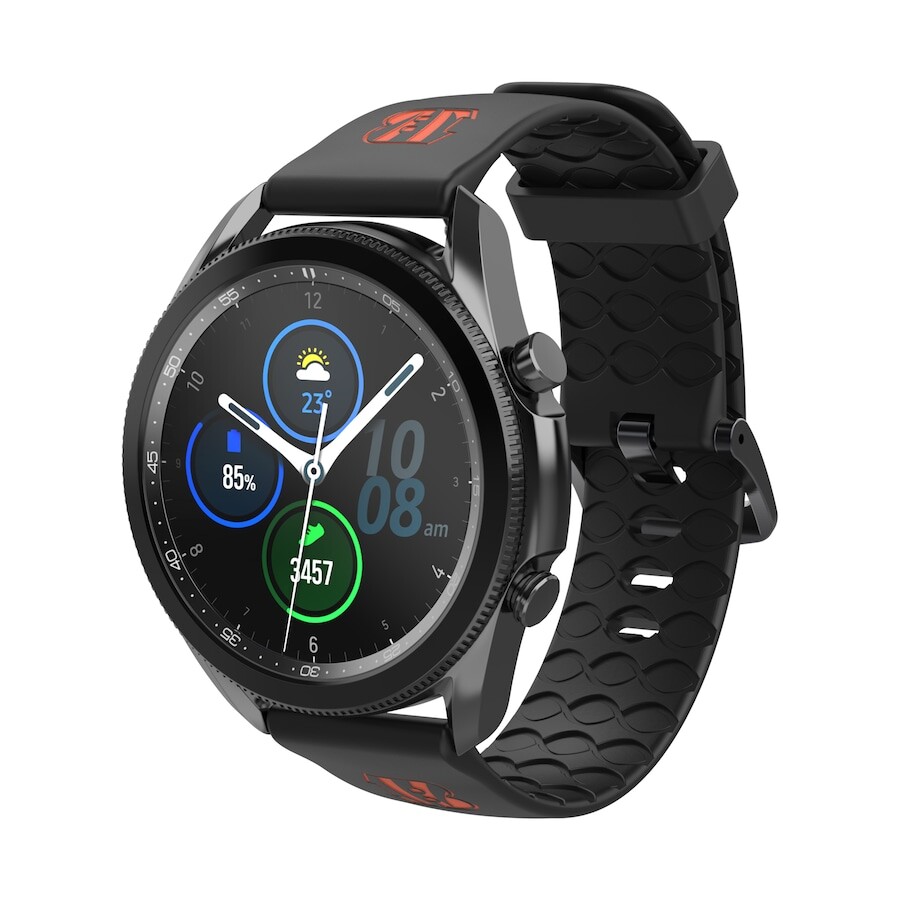 

Ремешок для часов Groove Life Cincinnati Bengals, черный
