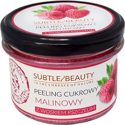 

Сахарный пилинг - Малина, 235мл Subtle Beauty