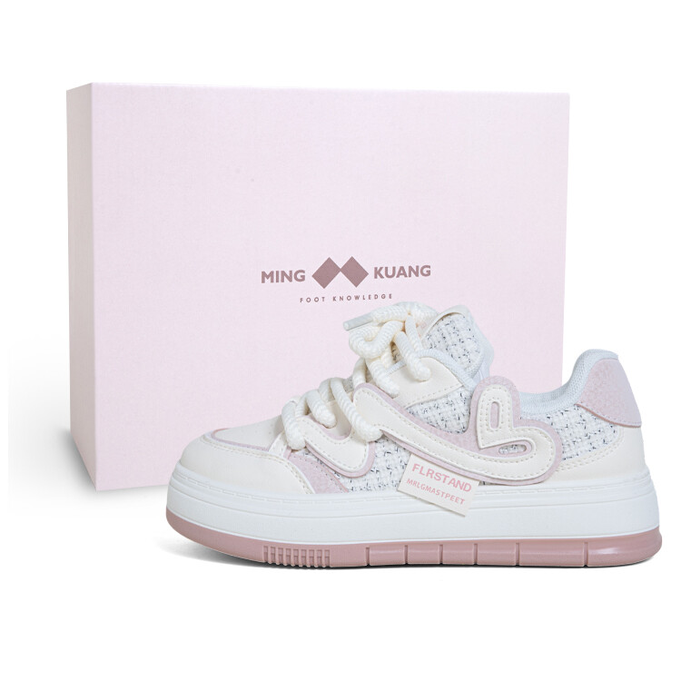

Кроссовки MINGKUANG Skateboarding Shoes Women's Low-top, розовый