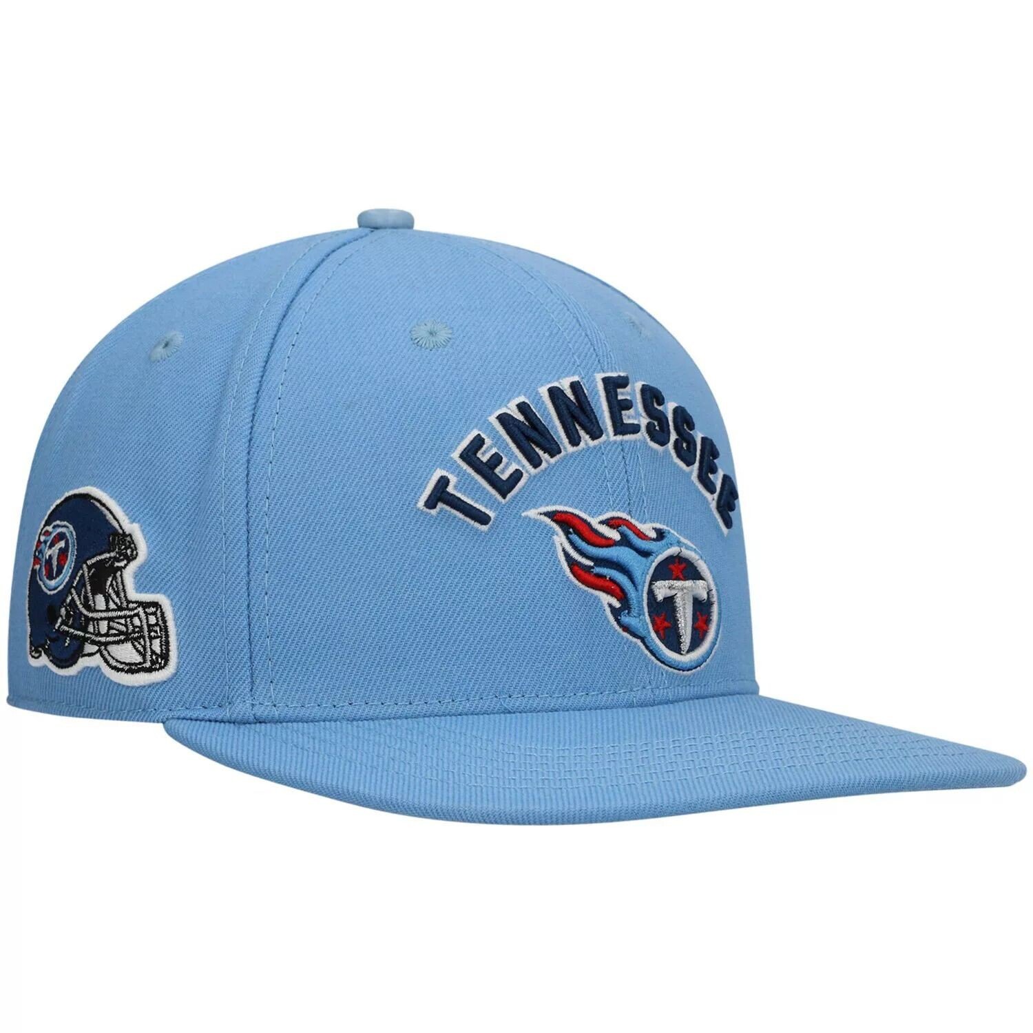 

Мужская профессиональная стандартная голубая кепка Tennessee Titans Stacked Snapback