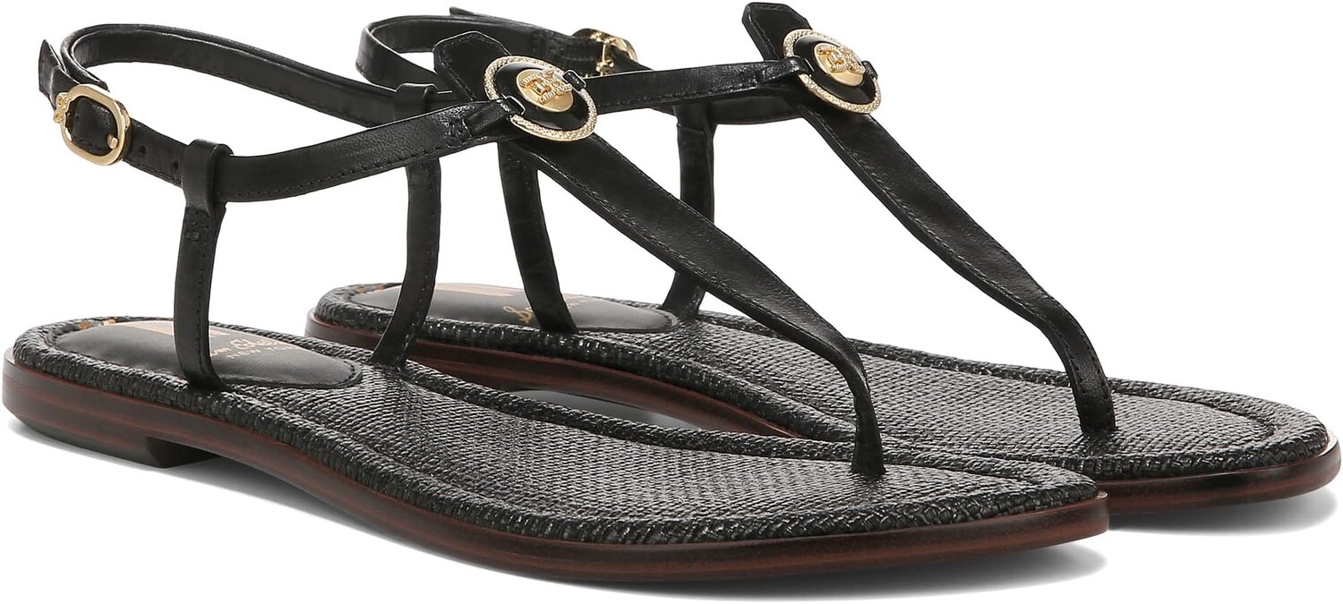 

Сандалии на плоской подошве Gigi Signet Sam Edelman, черный
