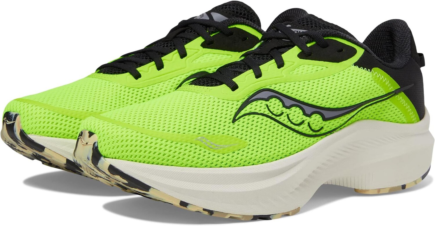 

Кроссовки Axon 3 Saucony, цвет Citron/Black