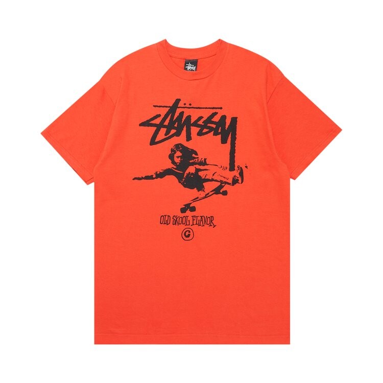 

Футболка Stussy Stock Skater 'Red', красный