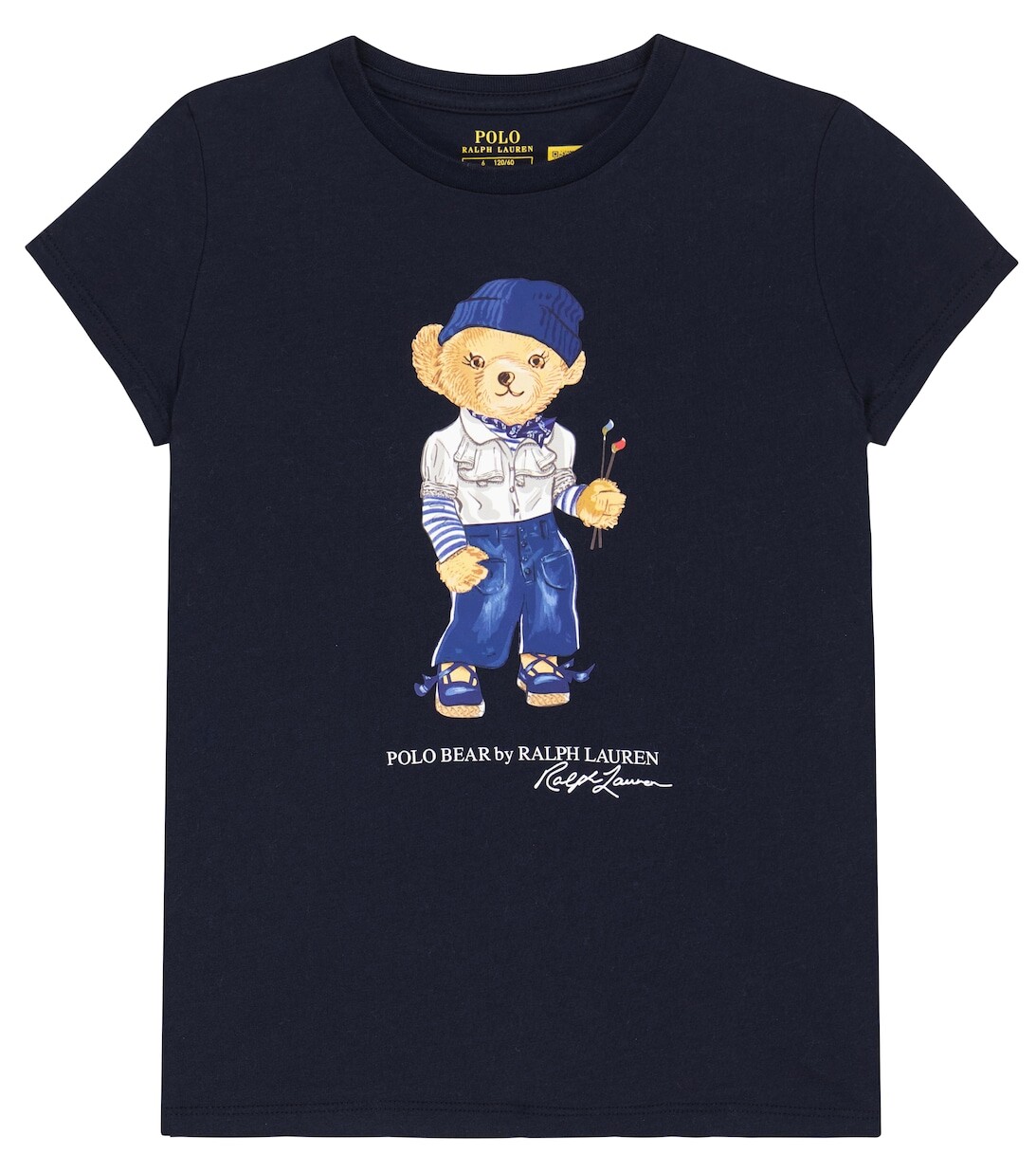 

Футболка Polo Bear из хлопкового джерси Polo Ralph Lauren, синий