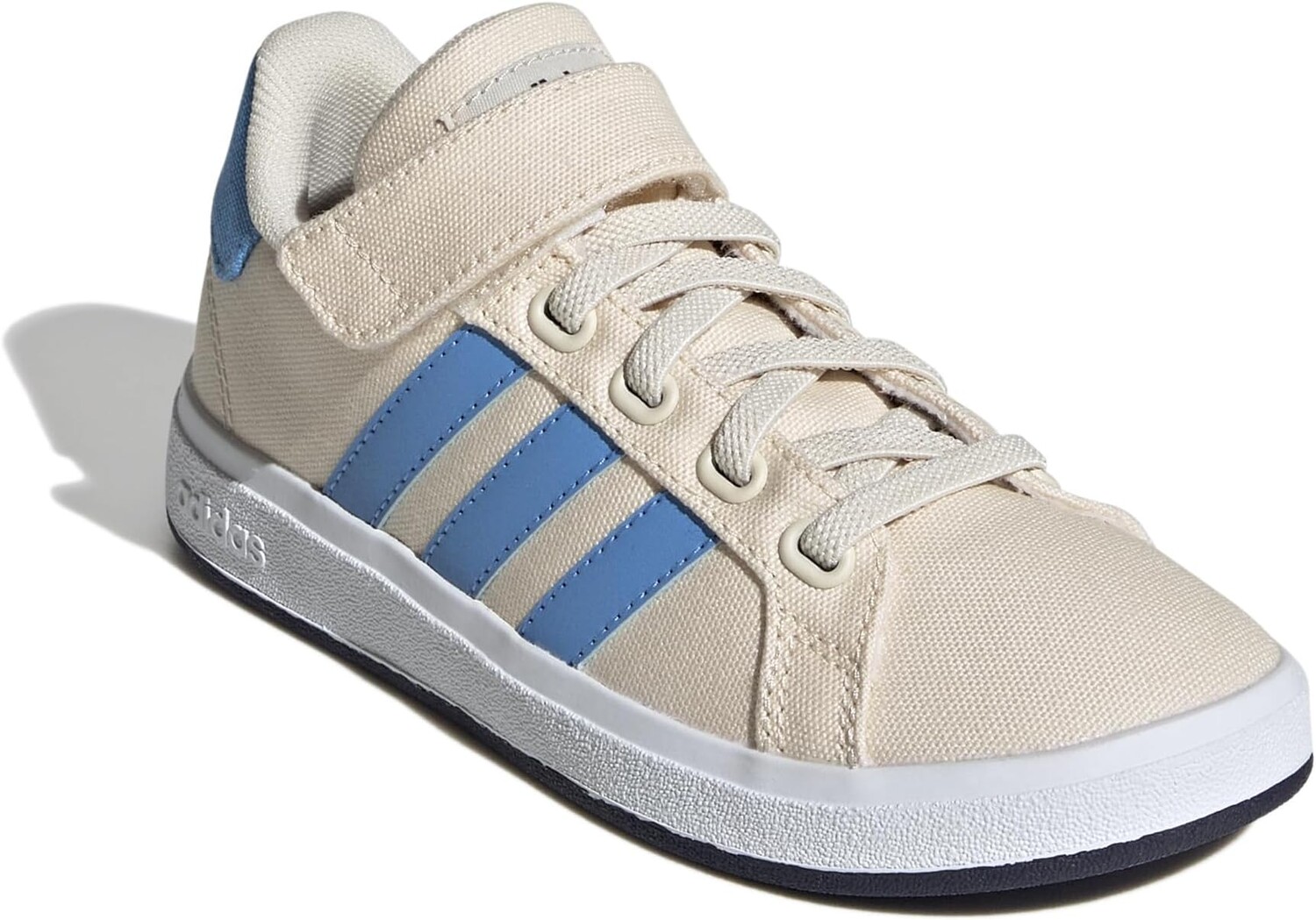 

Кроссовки adidas Kids Grand Court 2.0 Elastic, цвет Wonder White/Blue Burst/Shadow Navy