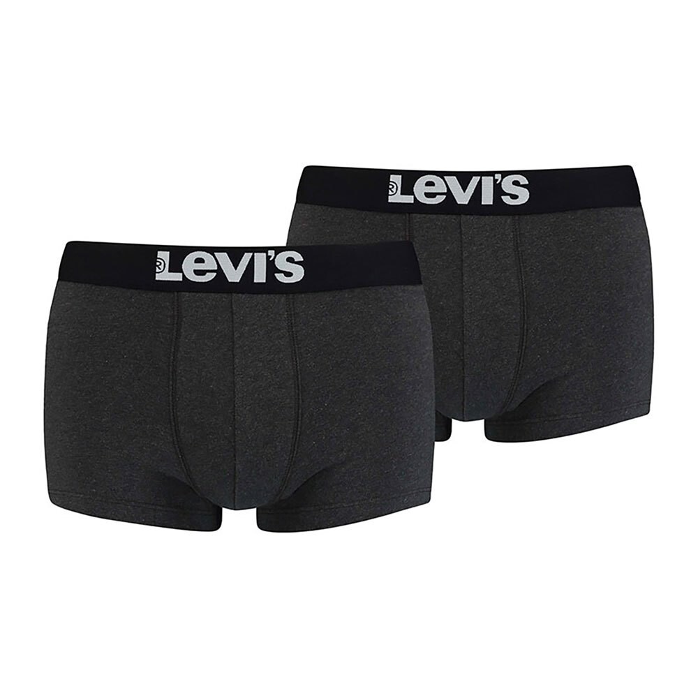 

Боксеры Levi's Solid Basic 2 шт, серый