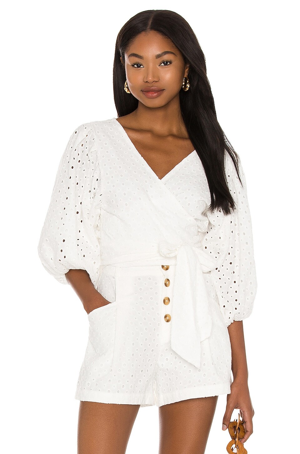 

Топ L*SPACE Amalfi, цвет Eye On You Eyelet