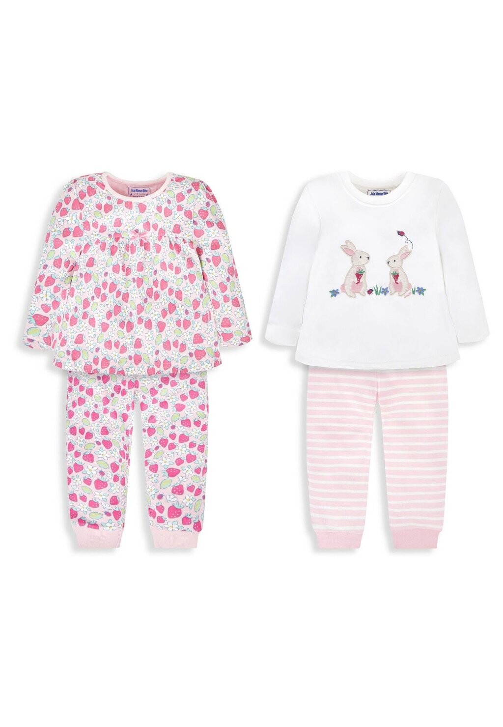 

Пижама 2-Pack Strawberry Set JoJo Maman Bébé, розовый