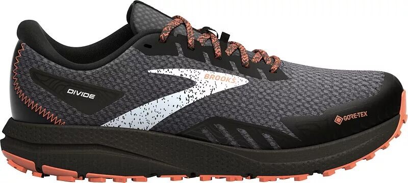 

Мужские кроссовки для бега по пересеченной местности Brooks Divide 4 GTX, черный, Серый