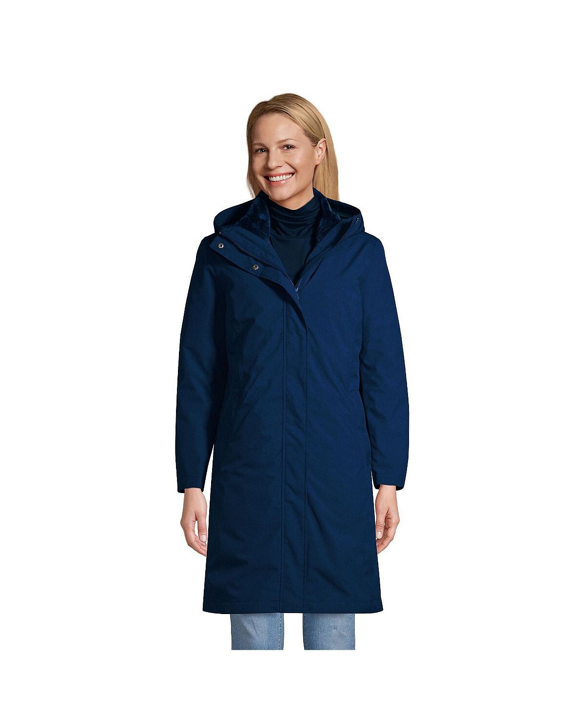 

Женская утепленная парка 3 в 1 Primaloft Lands' End