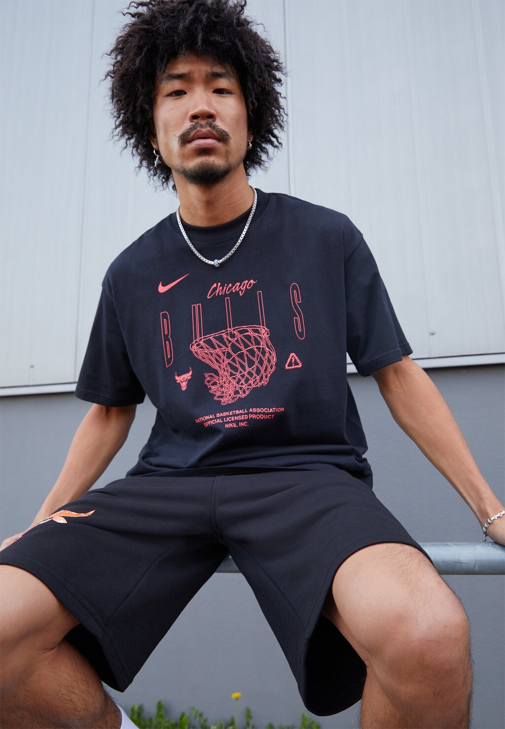 

Team ФУТБОЛКА NBA CHICAGO BULLS Nike, черная, Черный