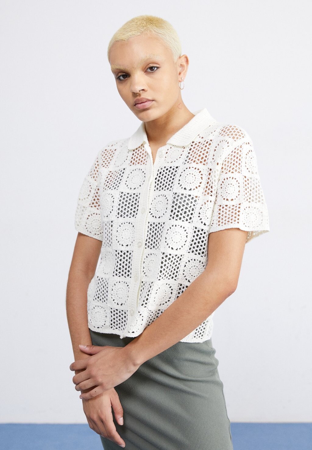

Блузка-рубашка AGATHA Obey Clothing, цвет unbleached