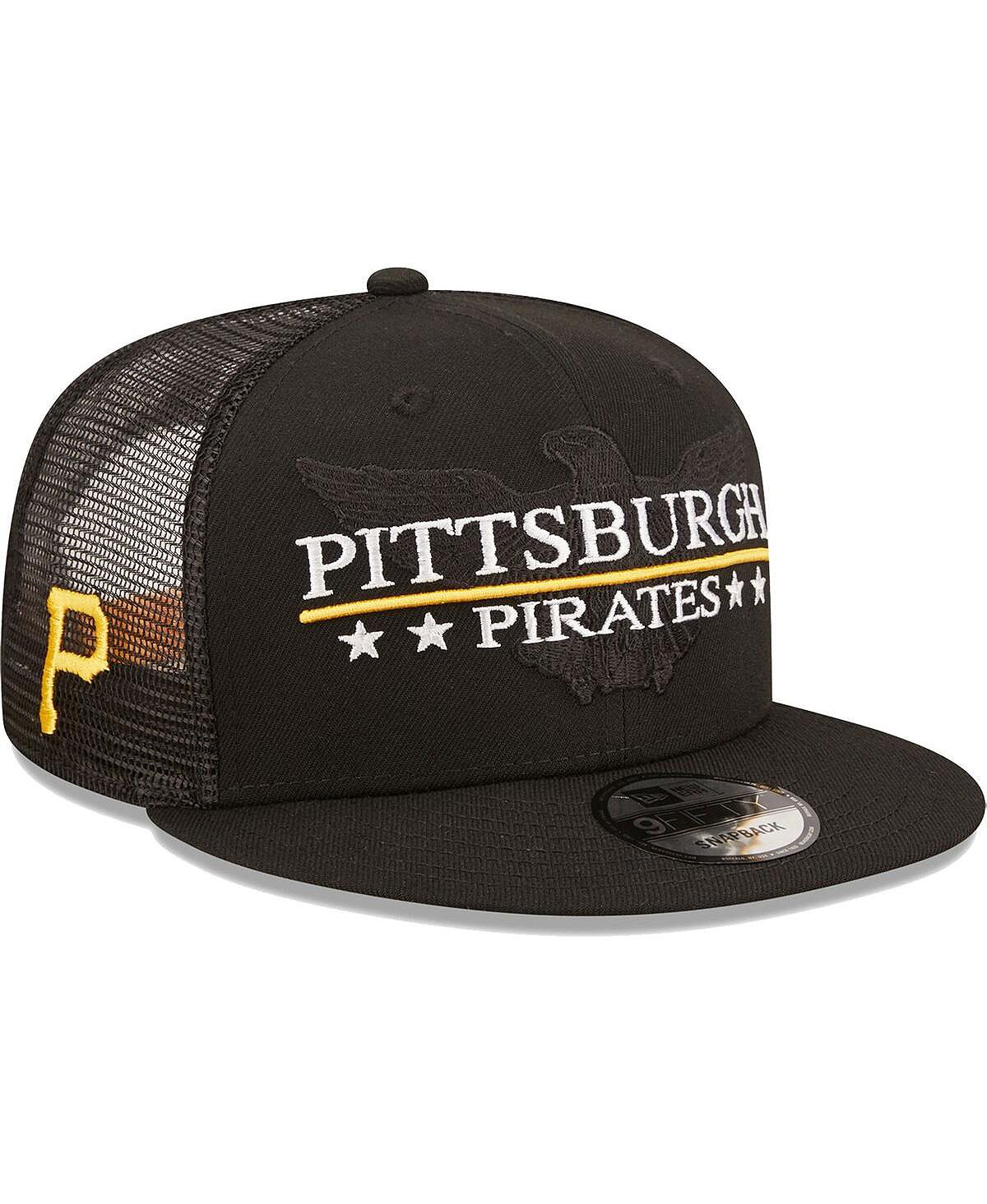 

Мужская черная кепка Pittsburgh Pirates Patriot Trucker 9FIFTY Snapback New Era