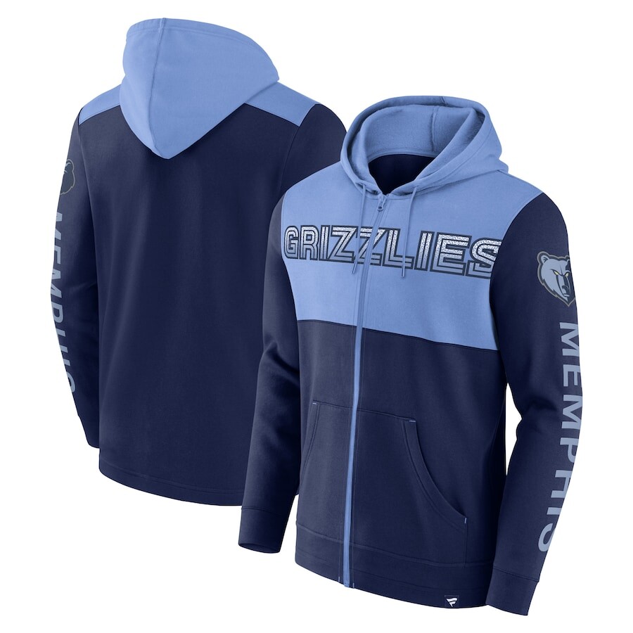 

Толстовка на молнии Fanatics Branded Memphis Grizzlies, нави