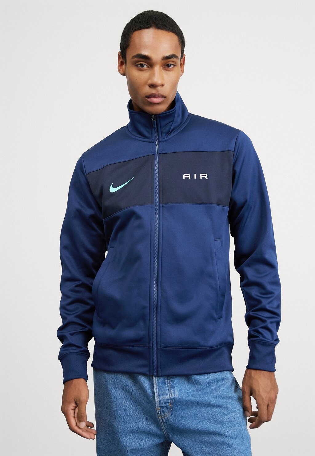 

Толстовка на молнии AIR TRACKTOP Nike, темно-синий/темный обсидиан