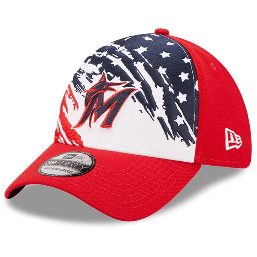 

Бейсболка New Era Miami Marlins, красный