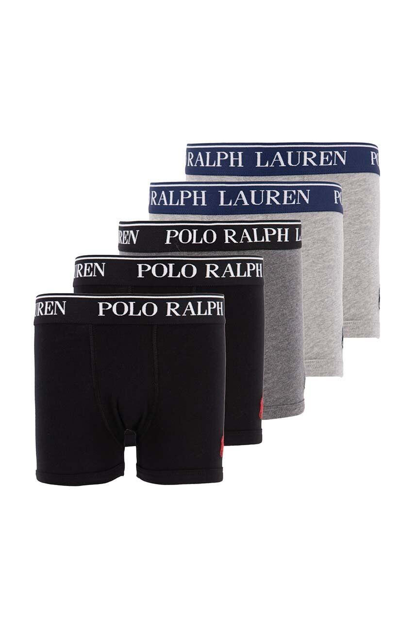 

Детские боксеры Polo Ralph Lauren, 5 шт, серый