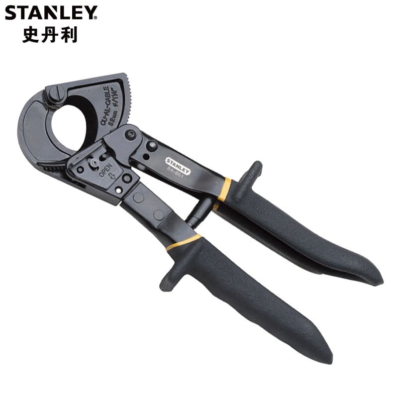 Stanley STANLEY Ножницы для резки кабеля с храповым механизмом 0-240 мм2 84-861-22 ручные кусачки для проволоки и кабеля