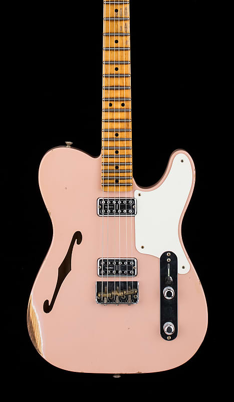 электрогитара fender custom shop caballo tono ligero relic aged shell pink 68815 Электрогитара Fender Custom Shop Caballo Tono Ligero Relic - Aged Shell Pink #68815