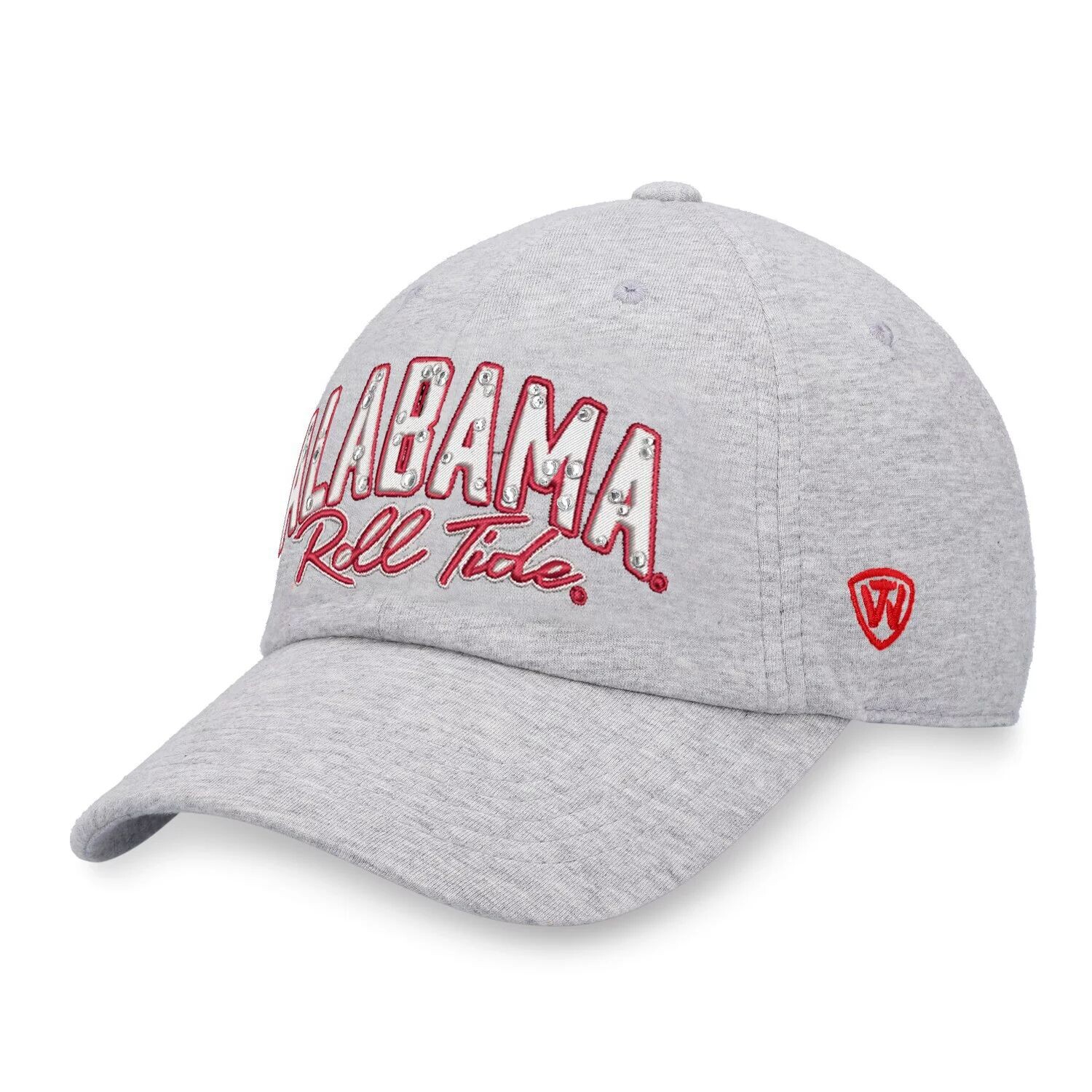 

Женская регулируемая шляпа Top of the World серого цвета Alabama Crimson Tide Christy