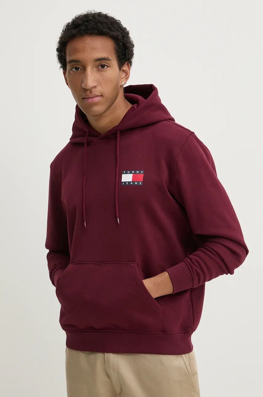 

Толстовка Tommy Jeans, гранатовый