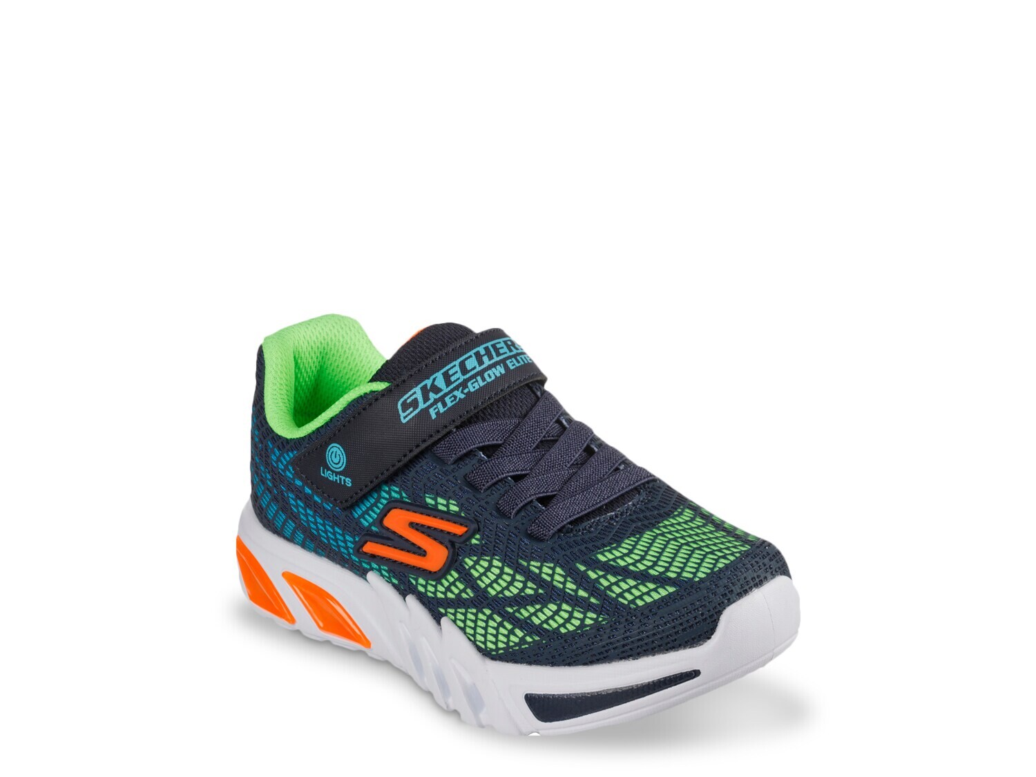 

Кроссовки Skechers Flex-Glow Elite Vorlo детские, темно-синий/мультиколор