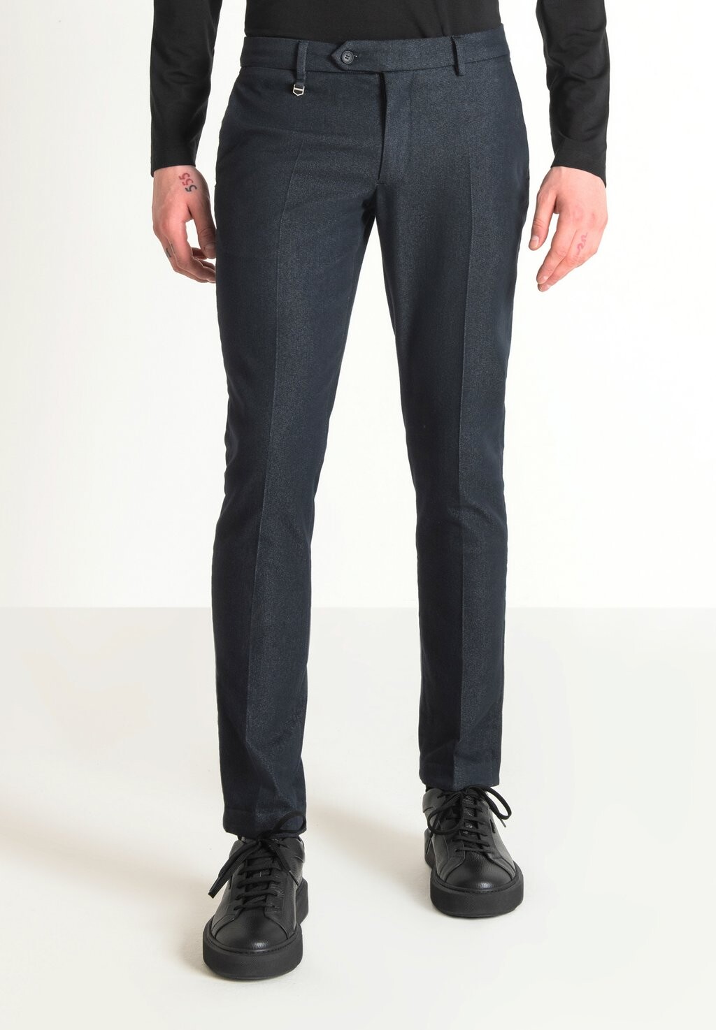 

Чиносы Bryan Skinny-Fit Trousers With A Denim-Effect Antony Morato, цвет blue denim